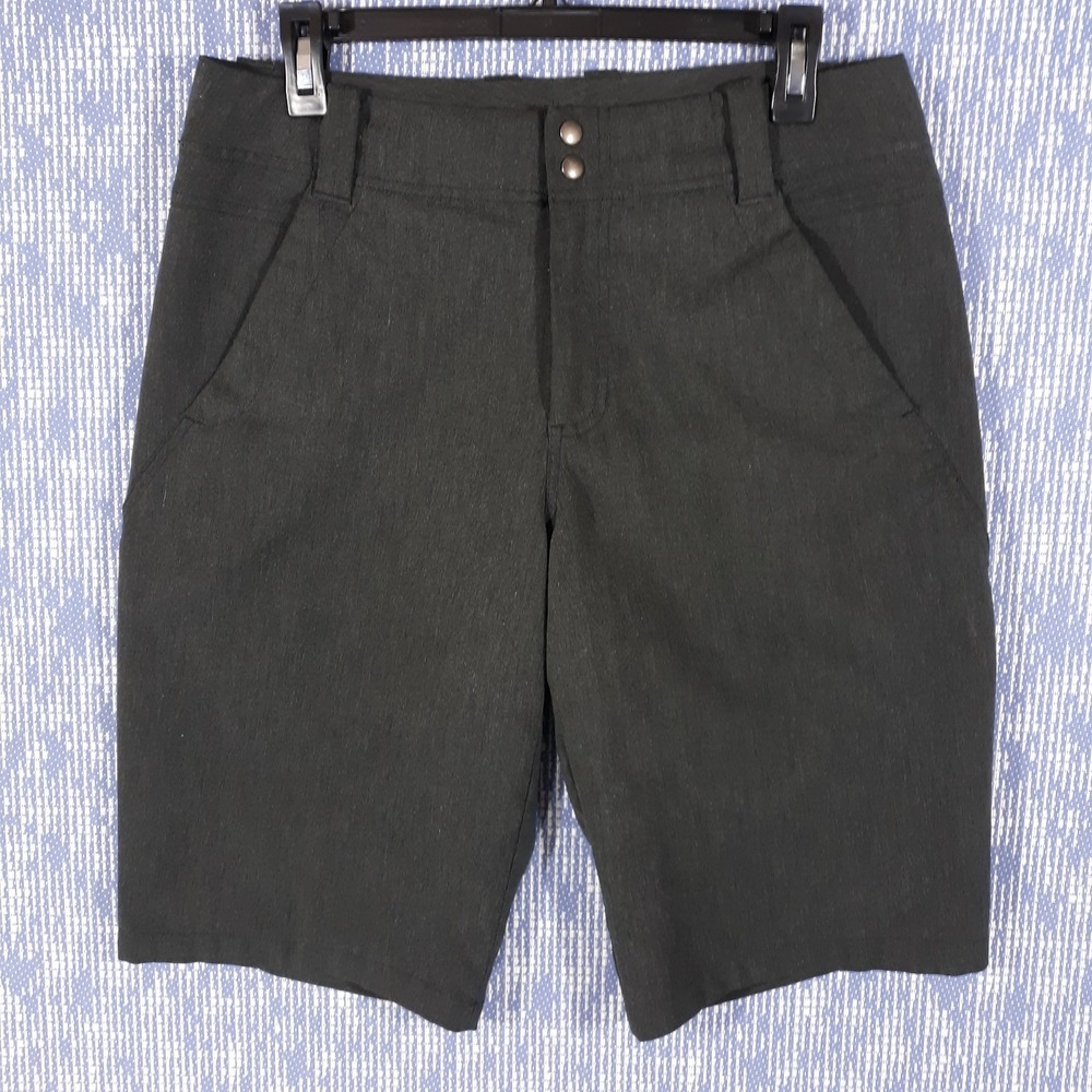 NAU Chino Shorts Mens Size 32 x 12.5 Black Flat Front Casual Slash Pockets